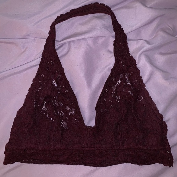 American Eagle Outfitters Other - Burgundy lace halter bralette American Eagle Outfitters Other - Burgundy lace halter bralette